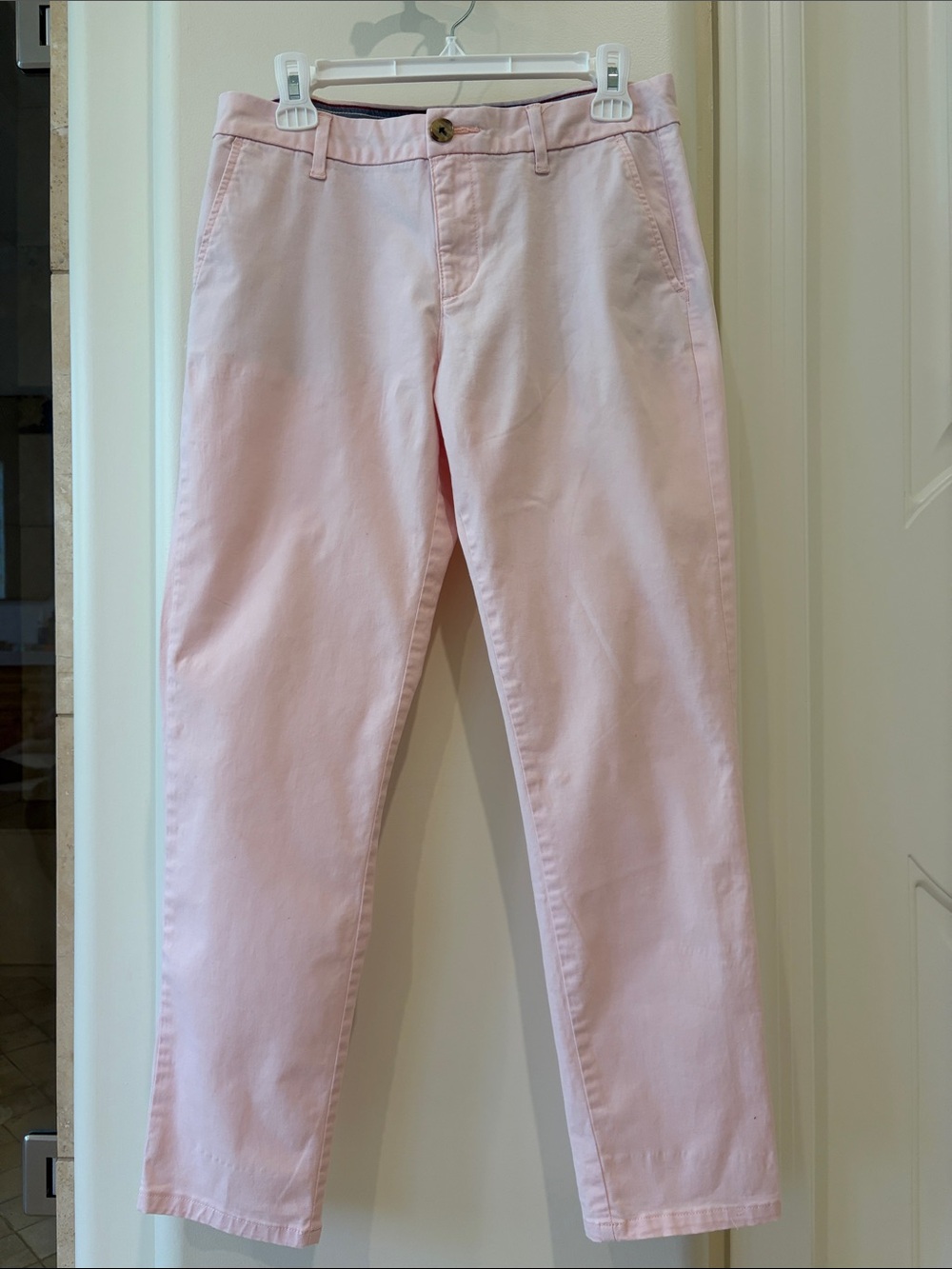 Tommy Hilfiger Pale Pink Cropped Pants